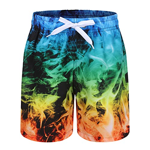 Moon Tree Badehose Jungen Badeshorts Kinder Schnell Trocknende Boardshorts Strand Shorts 110 116/5-6 Jahre von Moon Tree