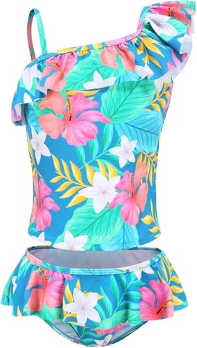 Moon Tree Mädchen Geteilter Badeanzug Rüschen Hawaiian Badeanzug Strand Blumen 7-8 Jahre Alt/134 Moon Tree Mädchen Geteilter Badeanzug Rüschen Hawaiian Badeanzug Strand Blumen 7-8 Jahre Alt/134 von Moon Tree