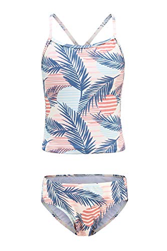 Moon Tree Mädchen Geteilter Badeanzug Tankini Hawaiian Badeanzug Strand 5-6 Jahre Alt/116 von Moon Tree