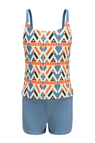 Moon Tree Mädchen Geteilter Tankini Badeanzug Hawaiian Badeanzug Strand 7-8 Jahre/128 Moon Tree Mädchen Geteilter Tankini Badeanzug Hawaiian Badeanzug Strand 7-8 Jahre/128 von Moon Tree