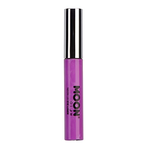 Moon Glow, Neon-UV-Eyeliner, leuchtet hell unter UV-Beleuchtung! (Intensives Lila, 10 ml (1er-Pack)) von Moon Glow