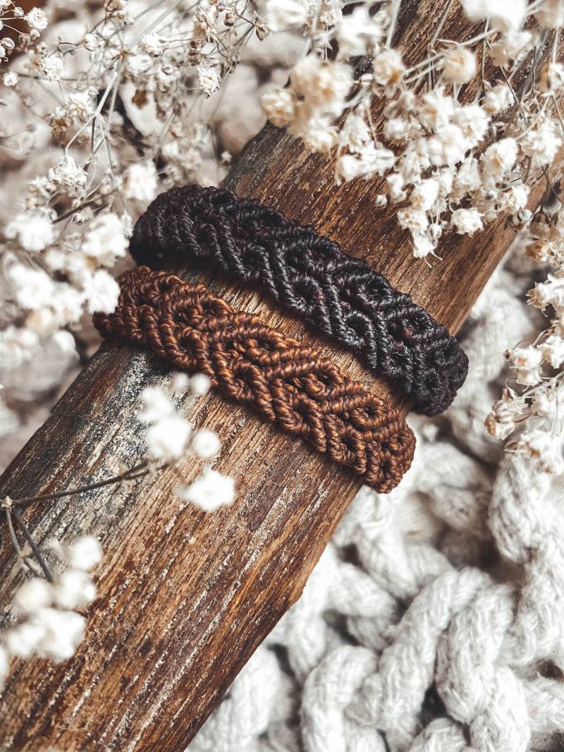 Macrame Bracelet Unisex Boho von MoonCraftsMakramee