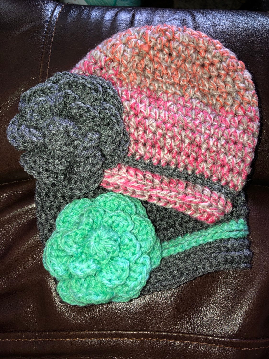 Blume Mütze Häkeln Baby Hut Handgefertigt von MoonFernLane