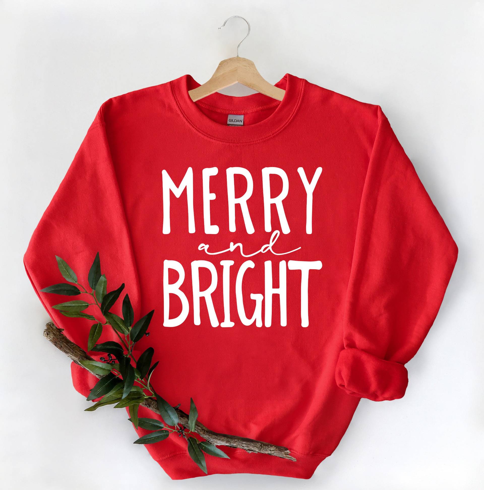 Frohe Und Helle Weihnachtshemden, Langarmhemden, Winter-Sweatshirt, Pullover Für Frauen, Frauen-T-Shirts, Geschenke Frauen von MoonLightByEllen