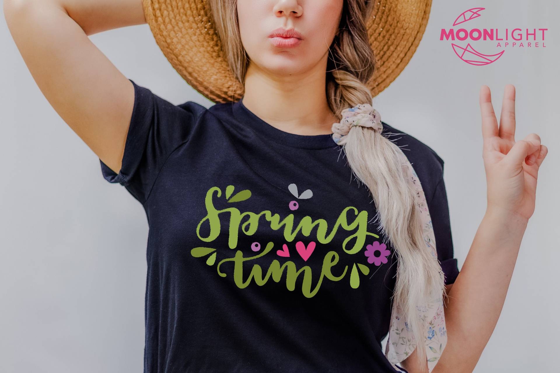 Frühlings-T-Shirt, Frühlings-Kleidung, Hallo Süße Hemden Für Frauen, Frauen-Shirts von MoonLightByEllen