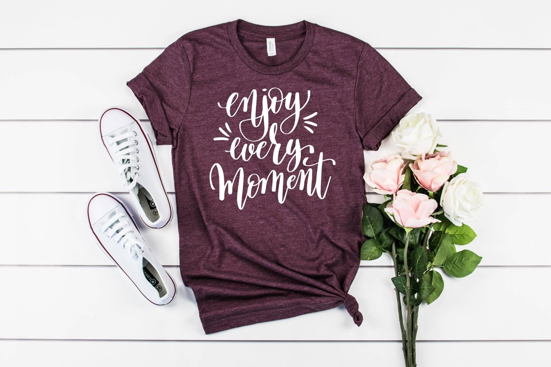 Genieße Jeden Moment Shirt, Motivierende Shirts, Motivierendes Frauen Geschenke Für Frauen, Inspirierendes Shirt von MoonLightByEllen