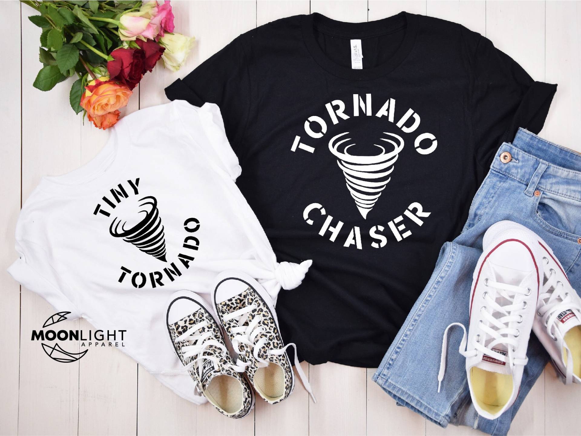 Tornado Chaser Shirt, Kleiner Lustiges Mama Lustiger Muttertag, Mini Tshirt, Neue Geschenkidee, Baby Und von MoonLightByEllen