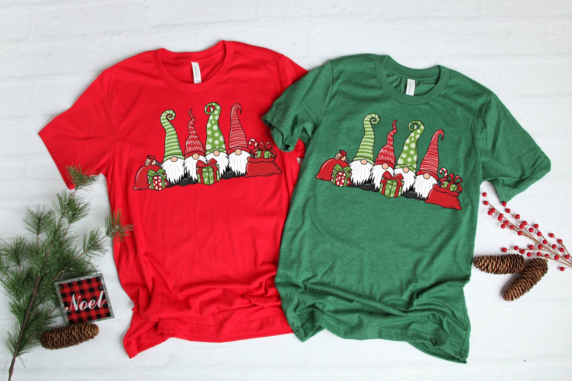 Weihnachten Gnome Shirt, Gnom Shirt Für Frauen, Sublimation, Shirts, Weihnachtsgeschenke, Lehrer Shirts von MoonLightByEllen