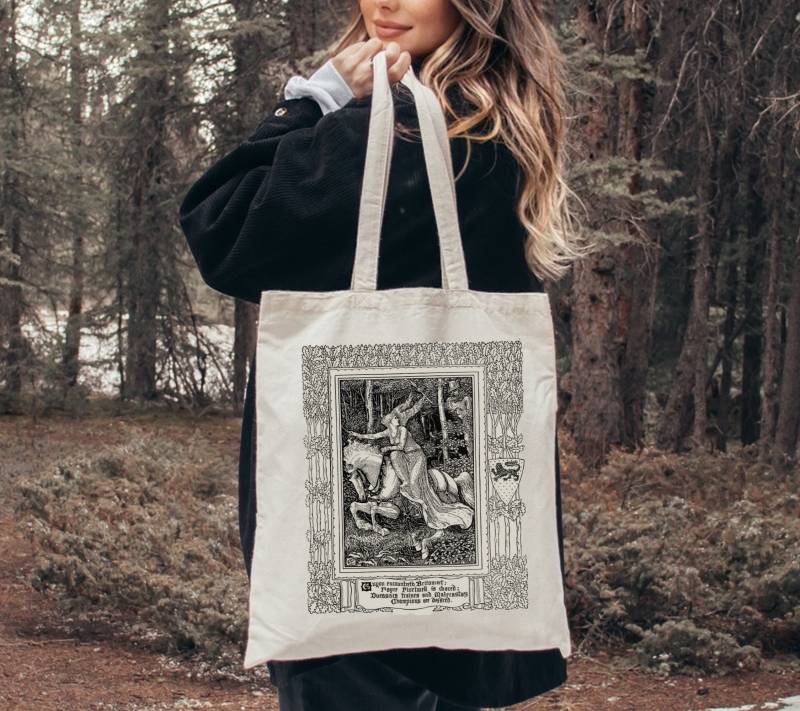 Gothic Art Tote - Dark Academia Bag Light Bookish Witchy Artsy Aesthetic Gothic Art Tote - Dark Academia Bag Light Bookish Witchy Artsy Aesthetic von MoonMadnessDesign