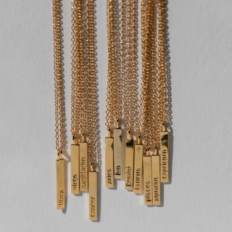 Sternzeichen Anhänger 14K Vergoldet Oder Sterling Silber Sternzeichen Anhänger 14K Vergoldet Oder Sterling Silber von MoonStarRising