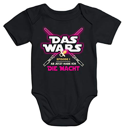 MoonWorks® Baby Body Das Wars ab jetzt Habe ich die Macht schwarz 3-6 Monate von MoonWorks