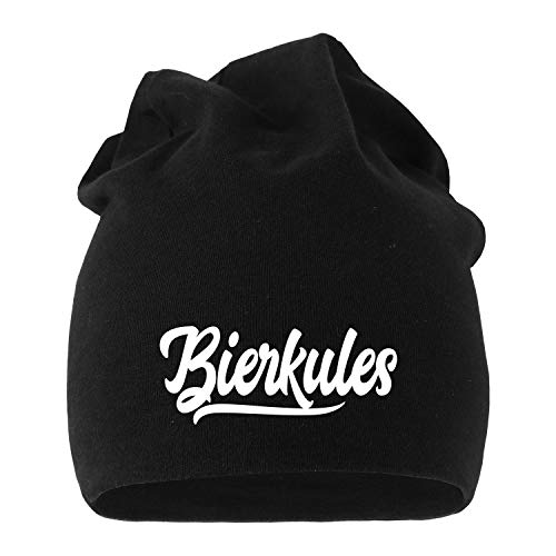 MoonWorks® Jersey Beanie Damen Ginderella Wodkahontas Trinkerbell Alkohol Glühwein Mütze Bierkules schwarz Unisize von MoonWorks