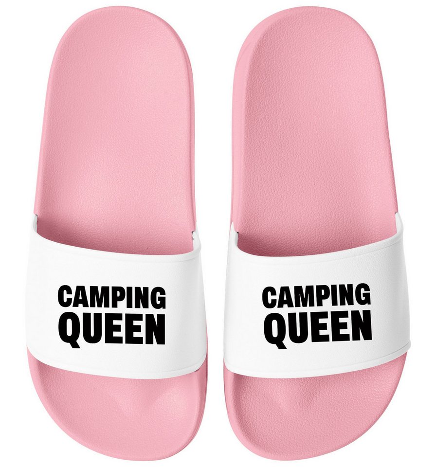 MoonWorks Badeschlappen Camping Queen King Urlaubsgadget Unisex mit Aufdruck Badesandale MoonWorks Badeschlappen Camping Queen King Urlaubsgadget Unisex mit Aufdruck Badesandale von MoonWorks