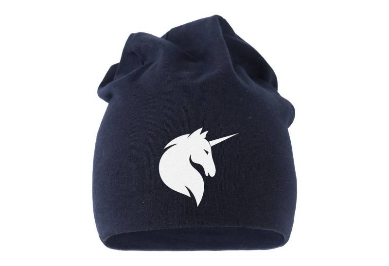 MoonWorks Beanie Jersey Beanie Einhorn Anker Hipster Mütze Herren Damen Baumwolle von MoonWorks