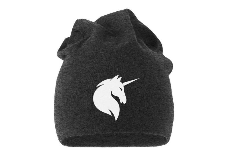 MoonWorks Beanie Jersey Beanie Einhorn Anker Hipster Mütze Herren Damen Baumwolle von MoonWorks