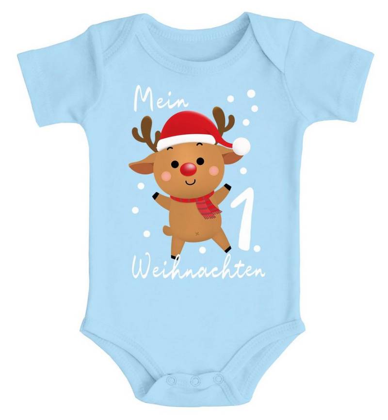 MoonWorks Body Baby Body Mein 1. Weihnachten Rentier Grinch Lustig Weihnachtsoutfit von MoonWorks