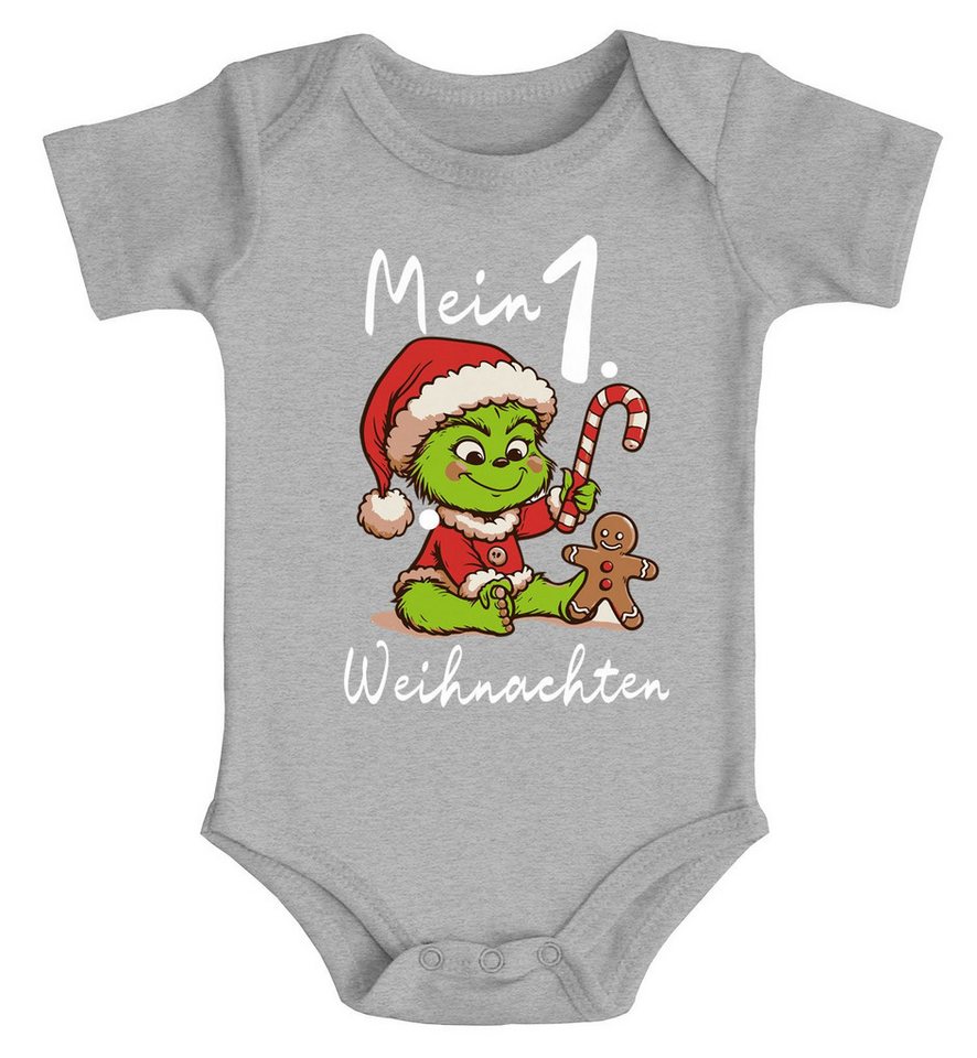 MoonWorks Body Baby Body Mein 1. Weihnachten Rentier Grinch Lustig Weihnachtsoutfit von MoonWorks