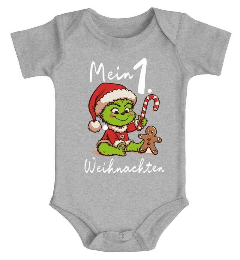 MoonWorks Body Baby Body Mein 1. Weihnachten Rentier Grinch Lustig Weihnachtsoutfit von MoonWorks