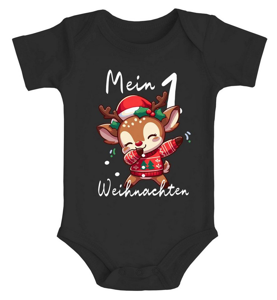 MoonWorks Body Baby Body Mein 1. Weihnachten Rentier Grinch Lustig Weihnachtsoutfit von MoonWorks