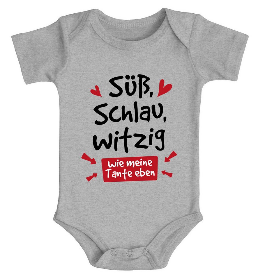 MoonWorks Body Baby Body Tante Sprüche lustig Süß Schlau Witzig Wie meine Tante eben von MoonWorks