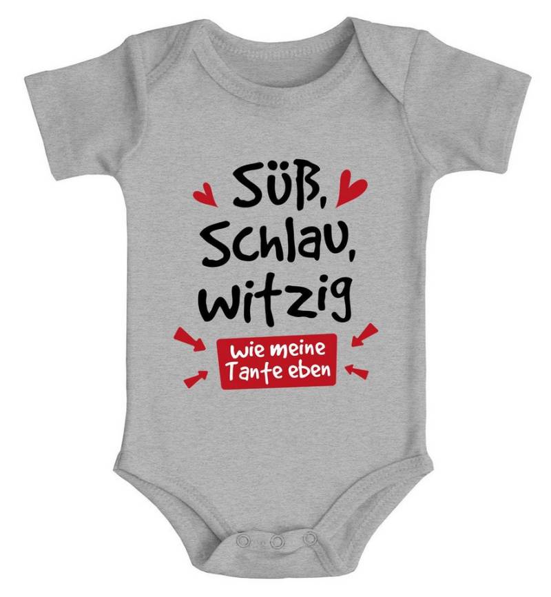 MoonWorks Body Baby Body Tante Sprüche lustig Süß Schlau Witzig Wie meine Tante eben von MoonWorks