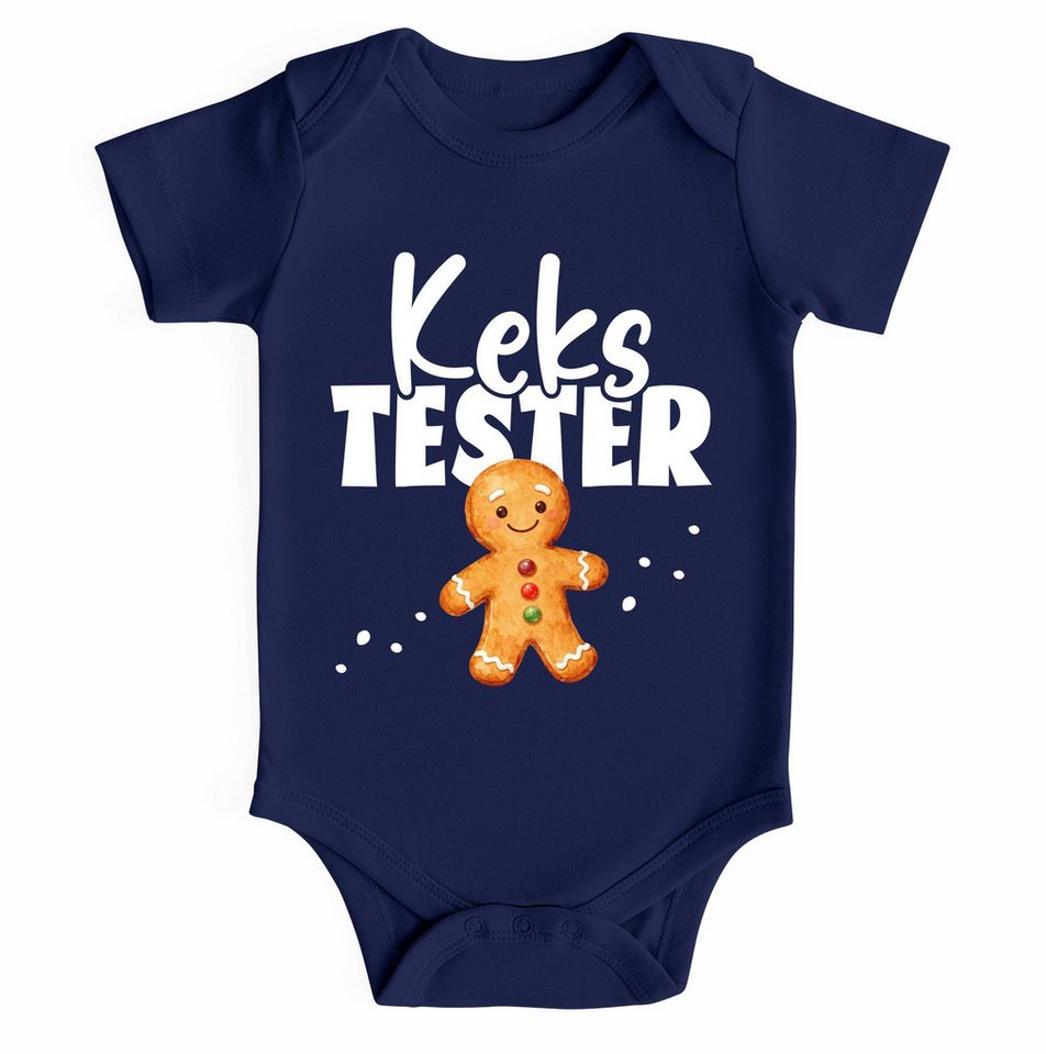 MoonWorks Body Baby Body kurzarm Lebkuchmann Kekstester Weihnachten XMAS Outfit für von MoonWorks