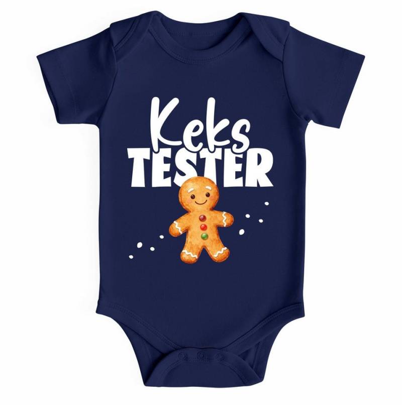 MoonWorks Body Baby Body kurzarm Lebkuchmann Kekstester Weihnachten XMAS Outfit für von MoonWorks