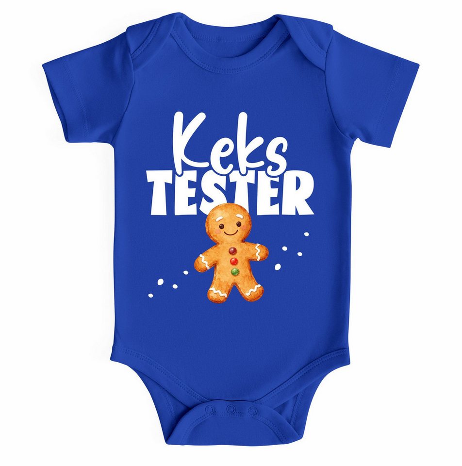 MoonWorks Body Baby Body kurzarm Lebkuchmann Kekstester Weihnachten XMAS Outfit für von MoonWorks
