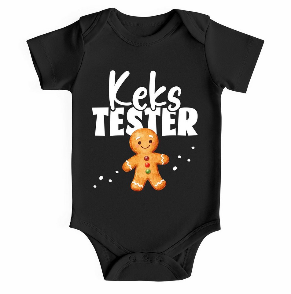 MoonWorks Body Baby Body kurzarm Lebkuchmann Kekstester Weihnachten XMAS Outfit für von MoonWorks