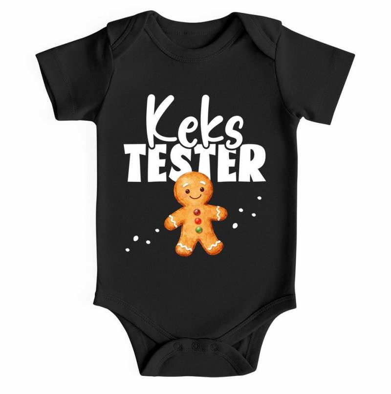 MoonWorks Body Baby Body kurzarm Lebkuchmann Kekstester Weihnachten XMAS Outfit für von MoonWorks