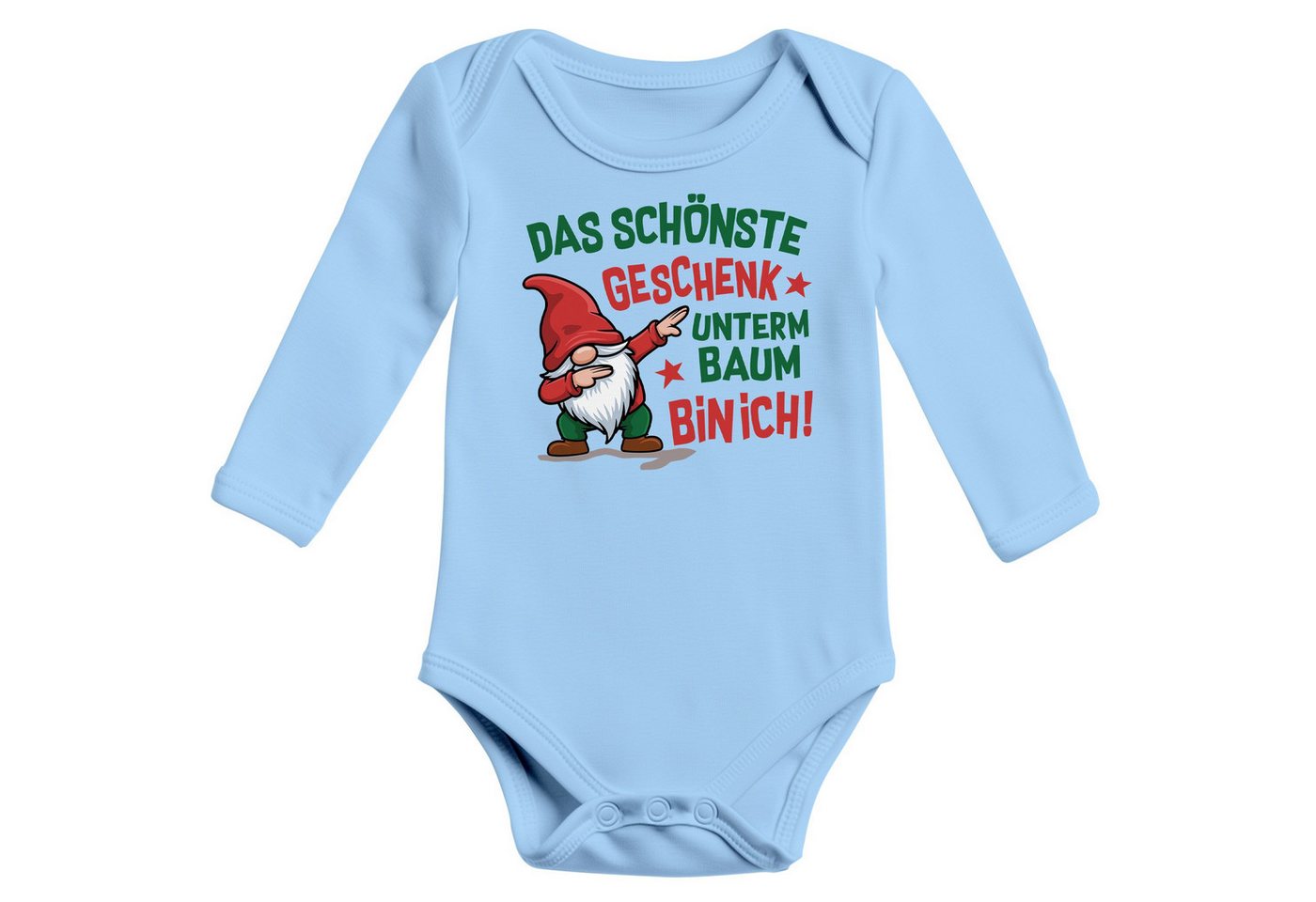 MoonWorks Body Baby Body langarm Weihnachten Spruch Das schönste Geschenk von MoonWorks