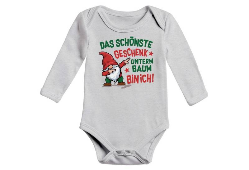 MoonWorks Body Baby Body langarm Weihnachten Spruch Das schönste Geschenk von MoonWorks