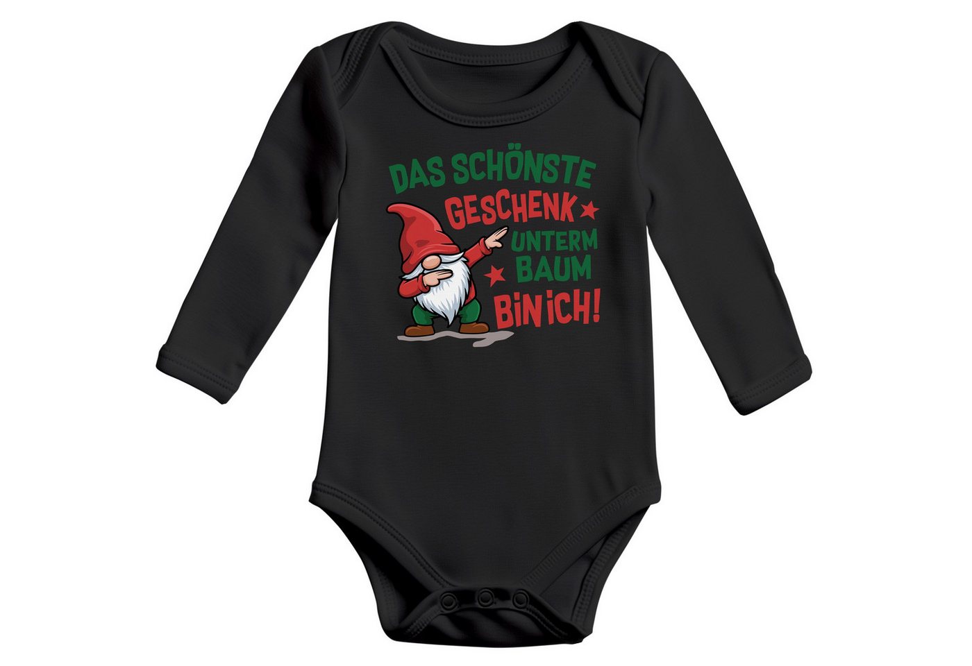 MoonWorks Body Baby Body langarm Weihnachten Spruch Das schönste Geschenk von MoonWorks