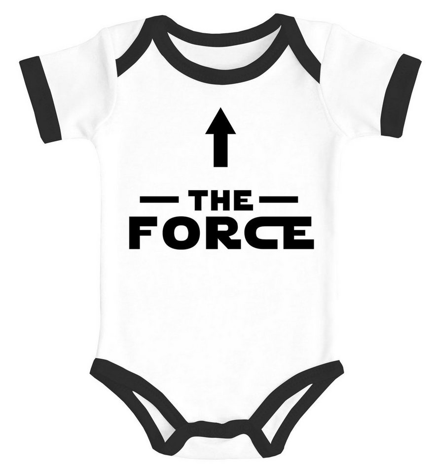 MoonWorks Body Baby Body lustiger Aufdruck The Force Parodie Science Fiction Serie von MoonWorks