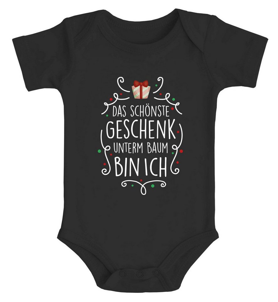 MoonWorks Body Baby Body mit Spruch Weihnachten Das schönste Geschenk unterm Baum von MoonWorks