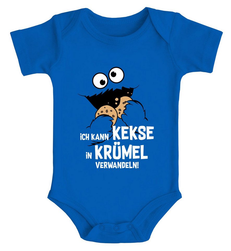 MoonWorks Body Baby Body mit Spruch lustig Ich kann Kekse in Krümel verwandeln von MoonWorks