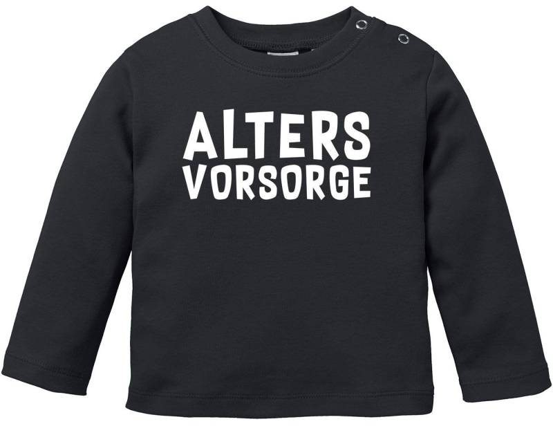 MoonWorks Body Baby Langarmshirt Aufschrift Altersvorsorge - Lustiges Geschenk von MoonWorks