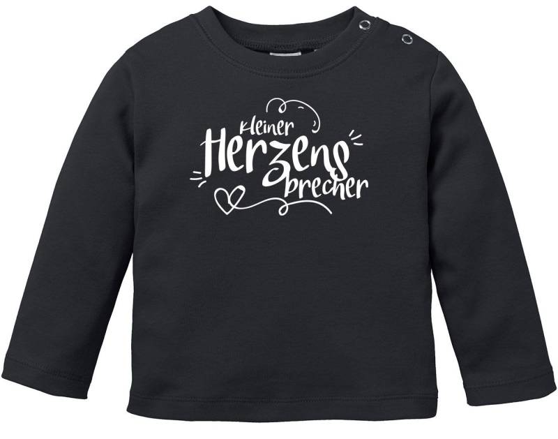 MoonWorks Body Baby Langarmshirt Babyshirt kleiner Herzensbrecher Jungen Shirt von MoonWorks