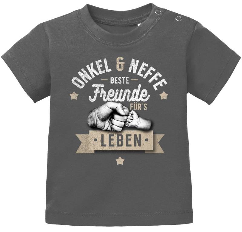 MoonWorks Body Baby T-Shirt kurzarm Babyshirt Junge Opa & Neffe, Opa & Enkel, Vater von MoonWorks