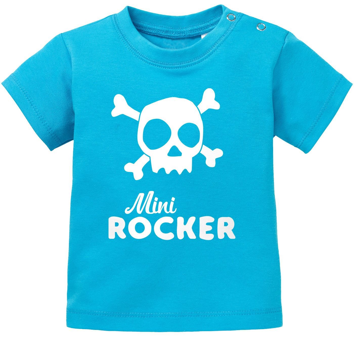 MoonWorks Body Baby T-Shirt kurzarm Babyshirt Mini Rocker Jungen Mädchen Shirt von MoonWorks