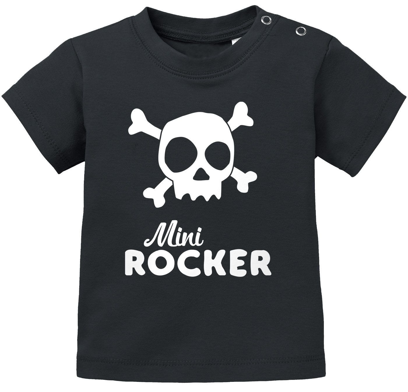 MoonWorks Body Baby T-Shirt kurzarm Babyshirt Mini Rocker Jungen Mädchen Shirt von MoonWorks