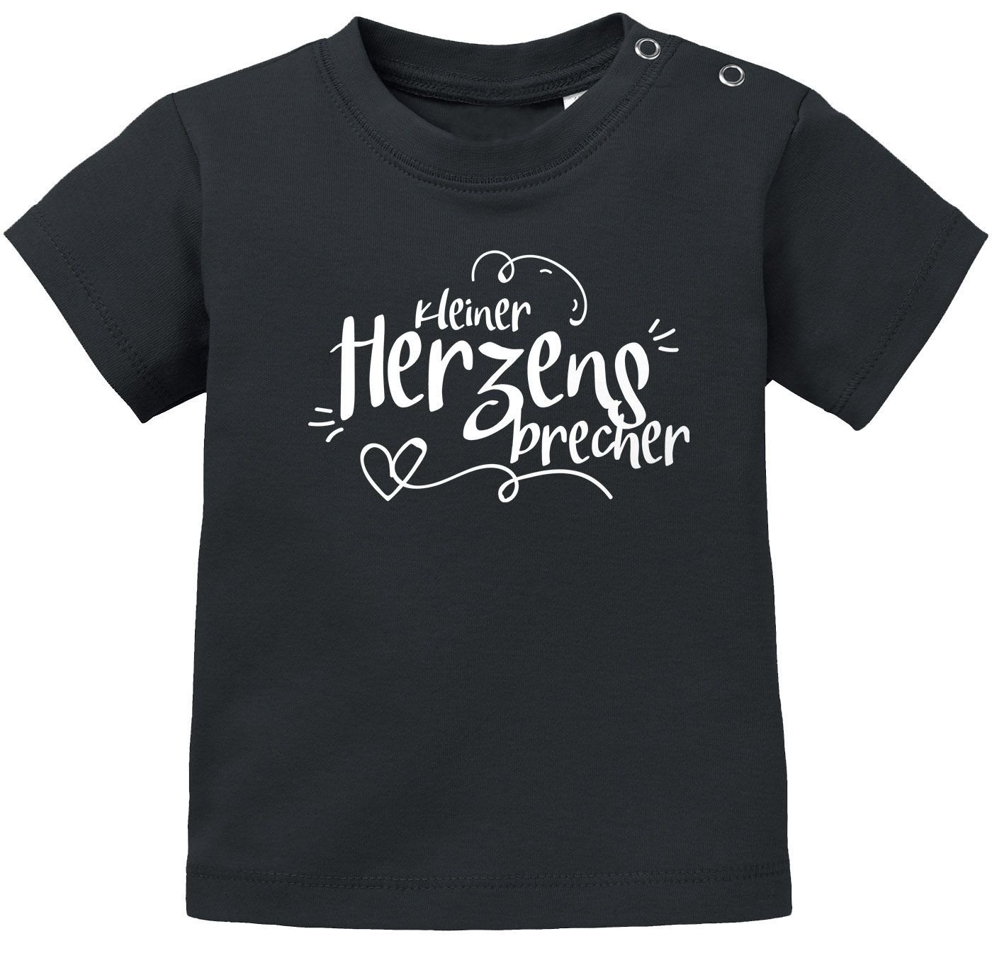MoonWorks Body Baby T-Shirt kurzarm Babyshirt kleiner Herzensbrecher Jungen Shirt von MoonWorks