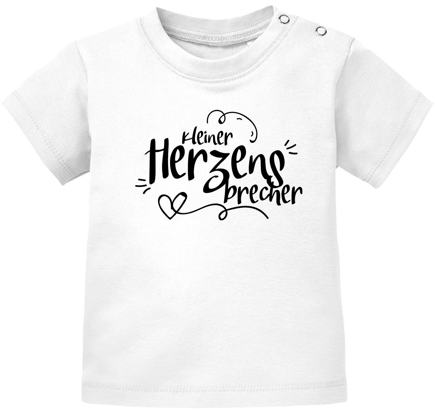 MoonWorks Body Baby T-Shirt kurzarm Babyshirt kleiner Herzensbrecher Jungen Shirt von MoonWorks