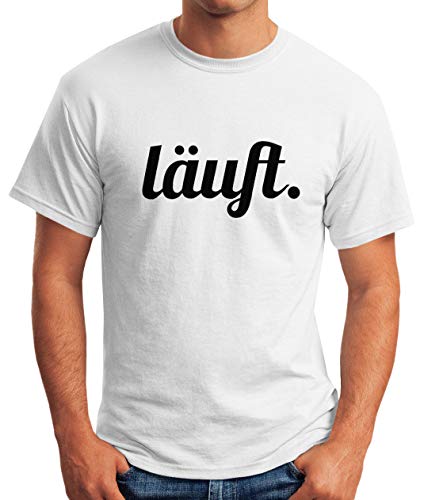MoonWorks Cooles lustiges Herren T-Shirt - läuft - Fun-Shirt weiß XXL MoonWorks Cooles lustiges Herren T-Shirt - läuft - Fun-Shirt weiß XXL von MoonWorks
