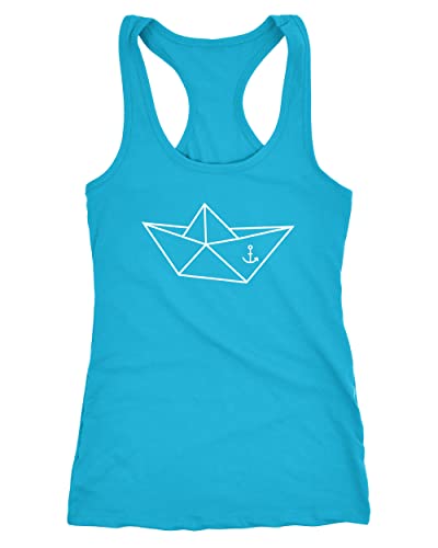 MoonWorks Damen Tanktop Racerback türkis XL von MoonWorks