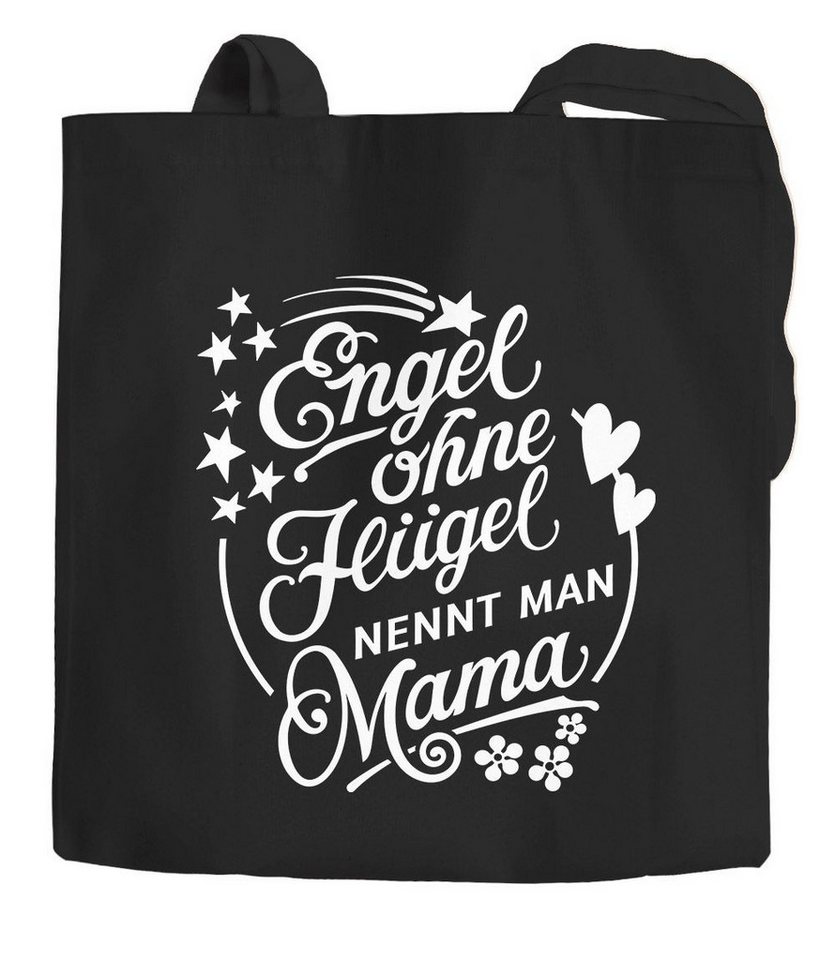 MoonWorks Einkaufsshopper Jutebeutel Engel ohne Flügel nennt man Mama Muttertag Geschenk von MoonWorks