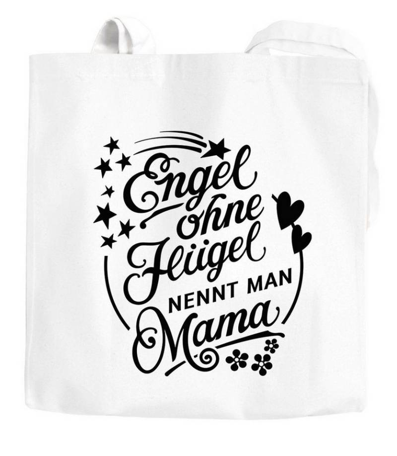MoonWorks Einkaufsshopper Jutebeutel Engel ohne Flügel nennt man Mama Muttertag Geschenk von MoonWorks