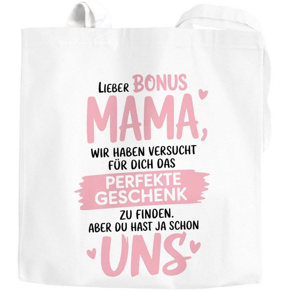 MoonWorks Einkaufsshopper Jutebeutel Spruch Geschenk lustig Geschenkidee Bonus-Mama Oma von MoonWorks