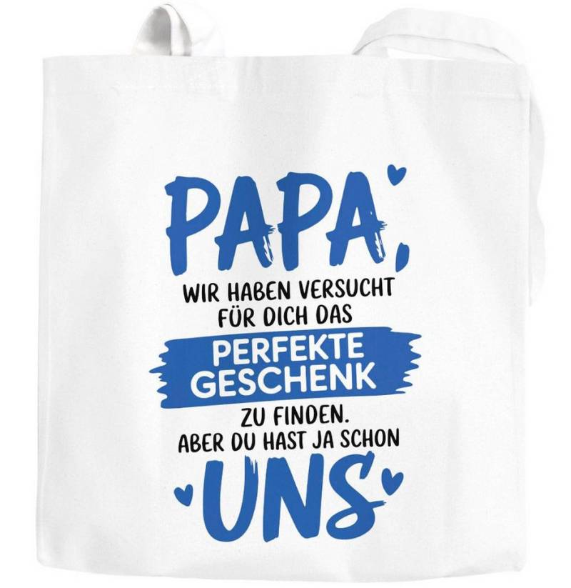 MoonWorks Einkaufsshopper Jutebeutel Spruch Lustig Geschenk finden Papa, Opa, Bonus Papa von MoonWorks