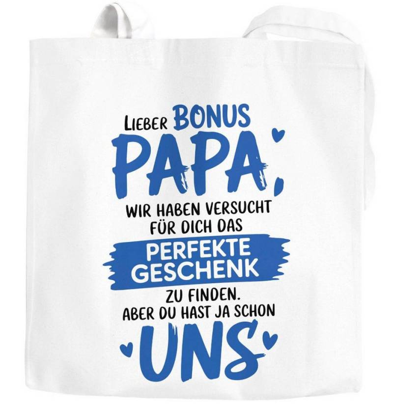 MoonWorks Einkaufsshopper Jutebeutel Spruch Lustig Geschenk finden Papa, Opa, Bonus Papa von MoonWorks